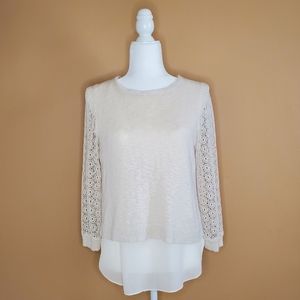 Lucky Brand Embroidered sweater